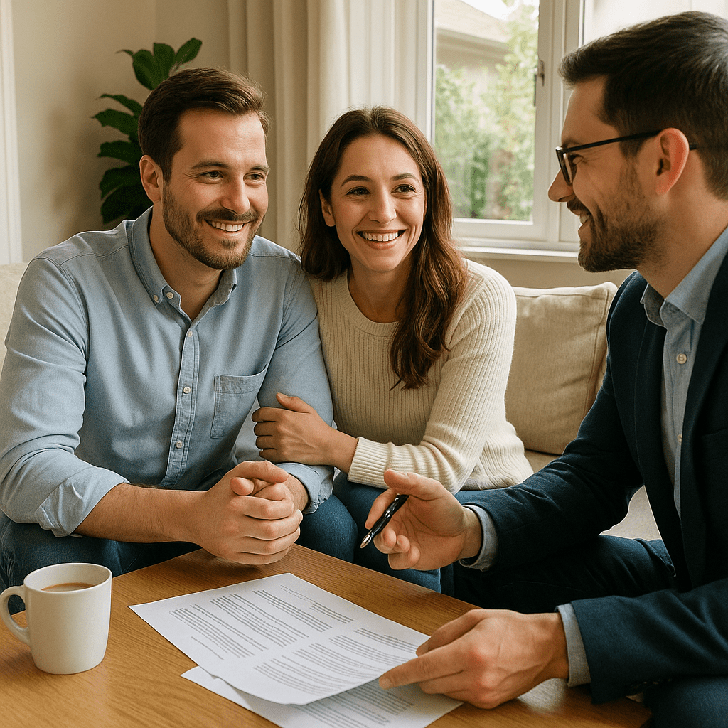 Personne stressée par des papiers immobiliers